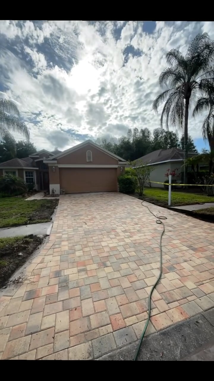 Paver driveway, Tampa Bay