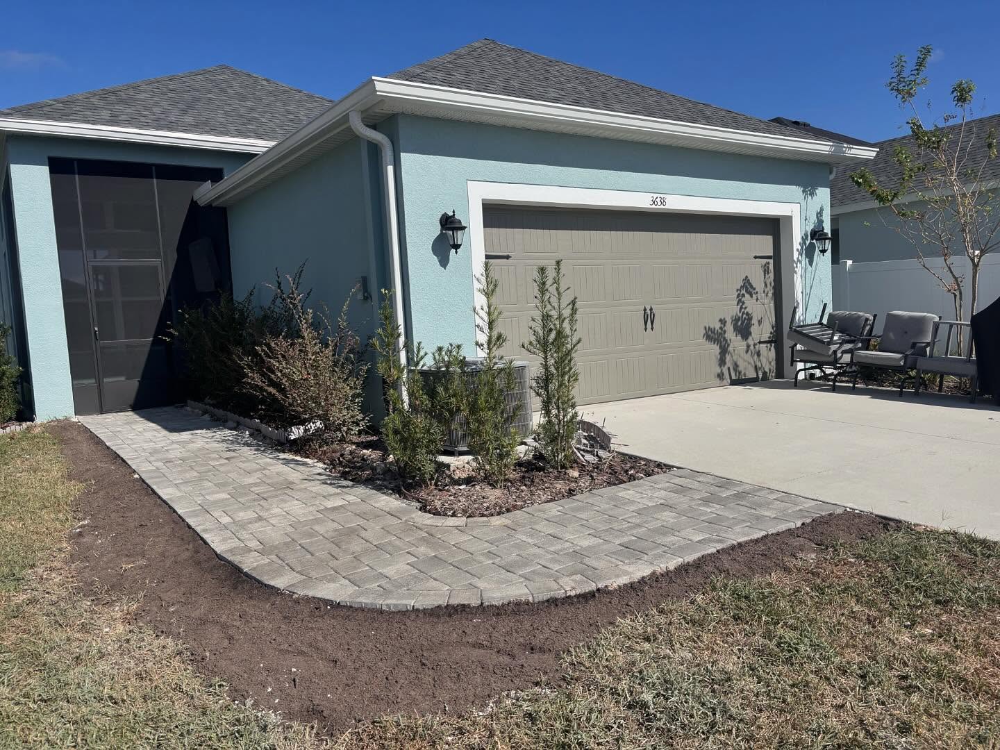 Paver patio